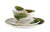 Plate stoneware, green