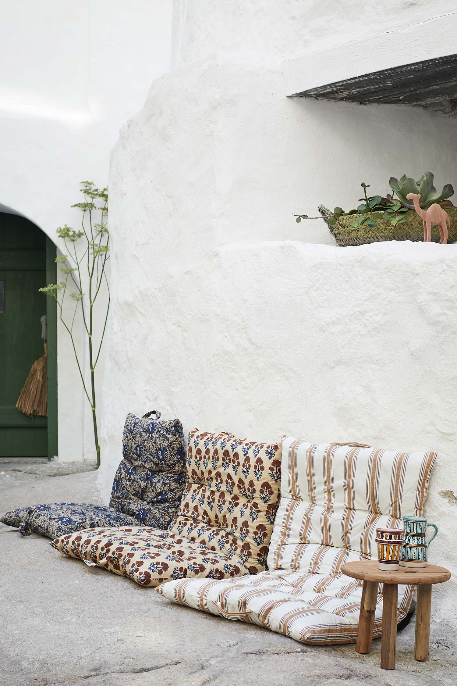 Mattress Indian hazelnut print