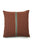 Cushion Dark Brown & Thin Stripes