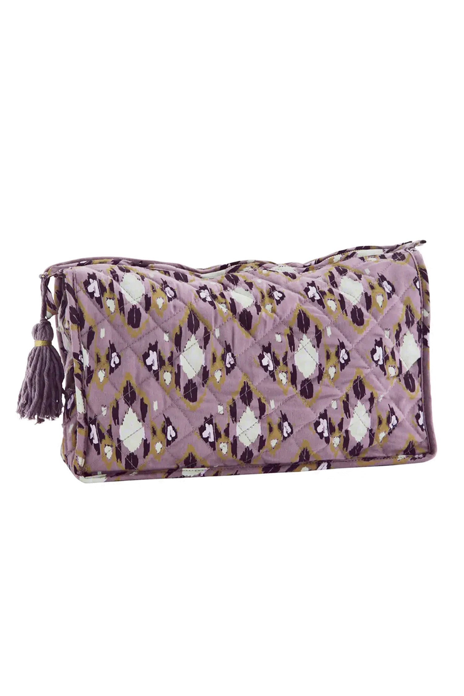 Pouch lilac indian print "L"