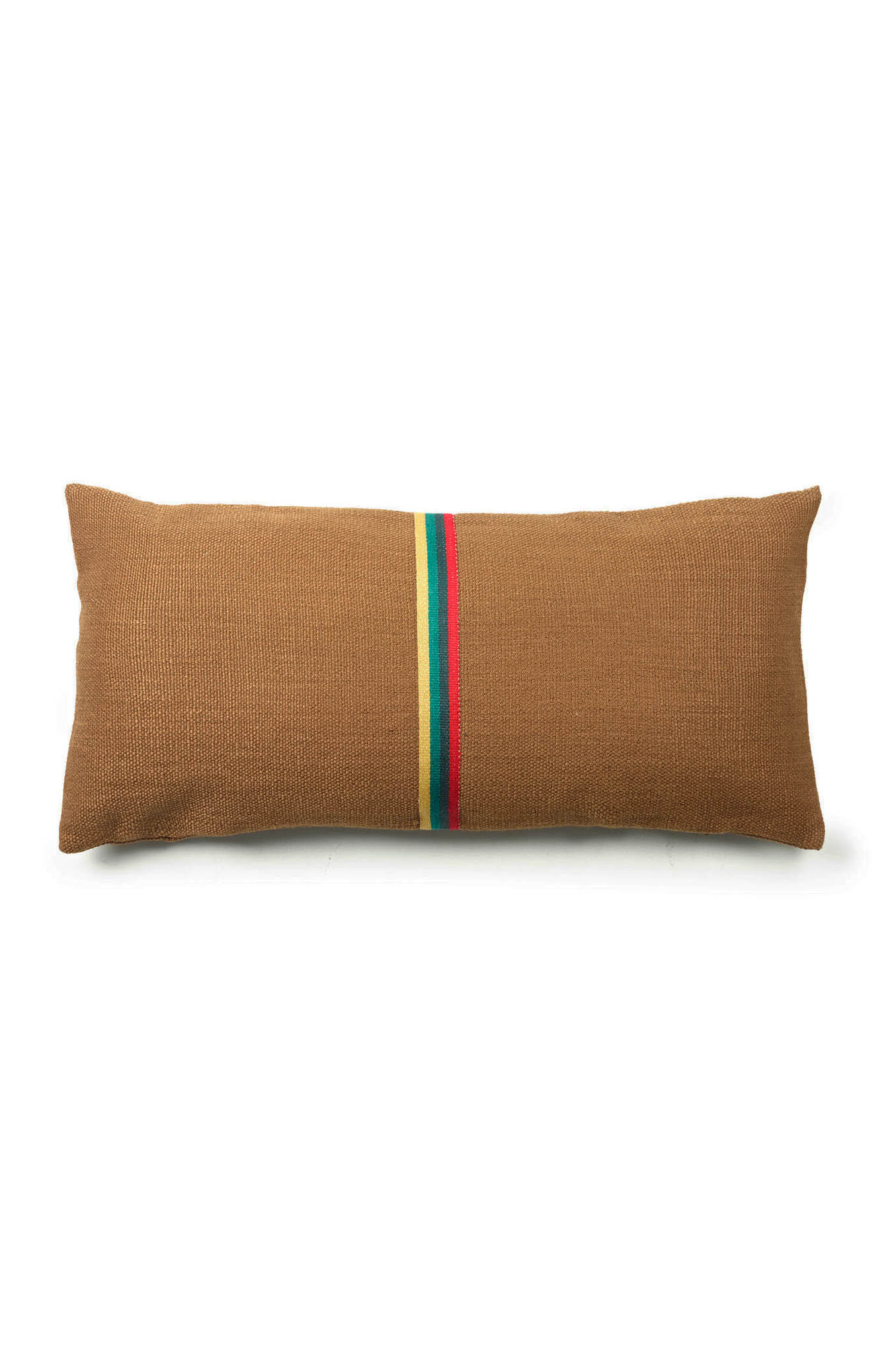 Cushion Brown & Thin Stripes