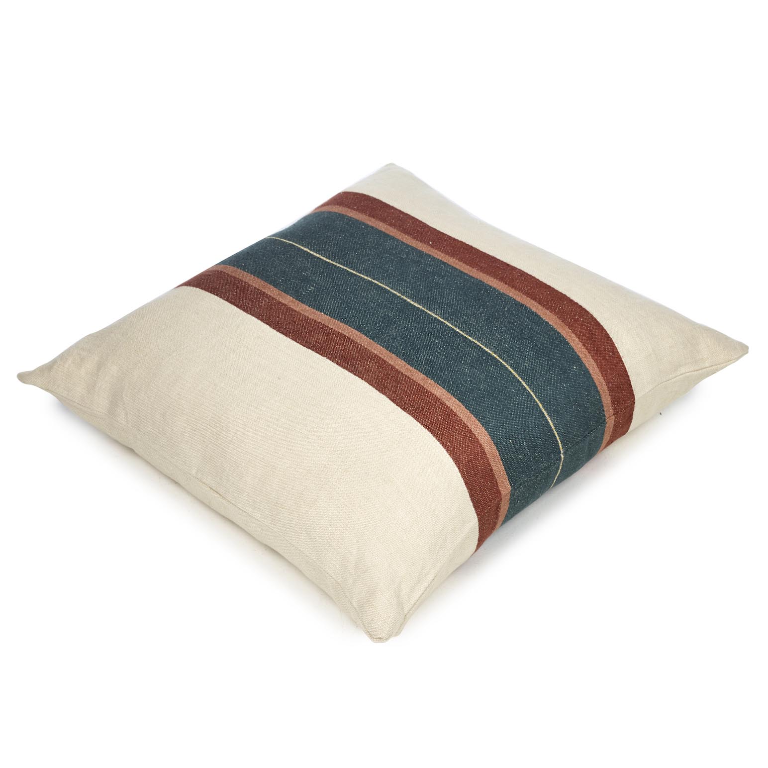 Cushion Ecru & large Stripes