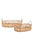 Tray rattan oval "M"