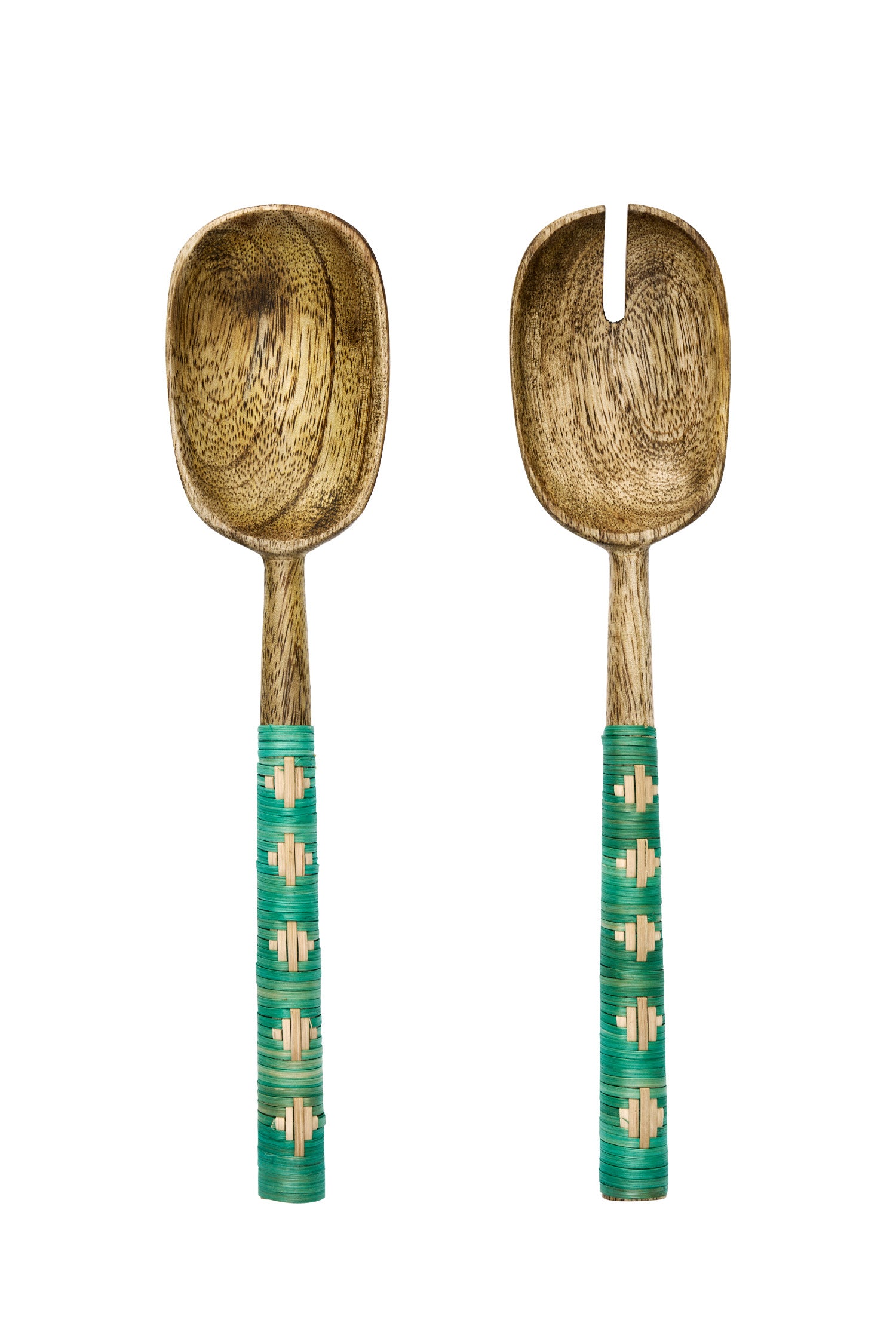 Salad Set | Rattan Green