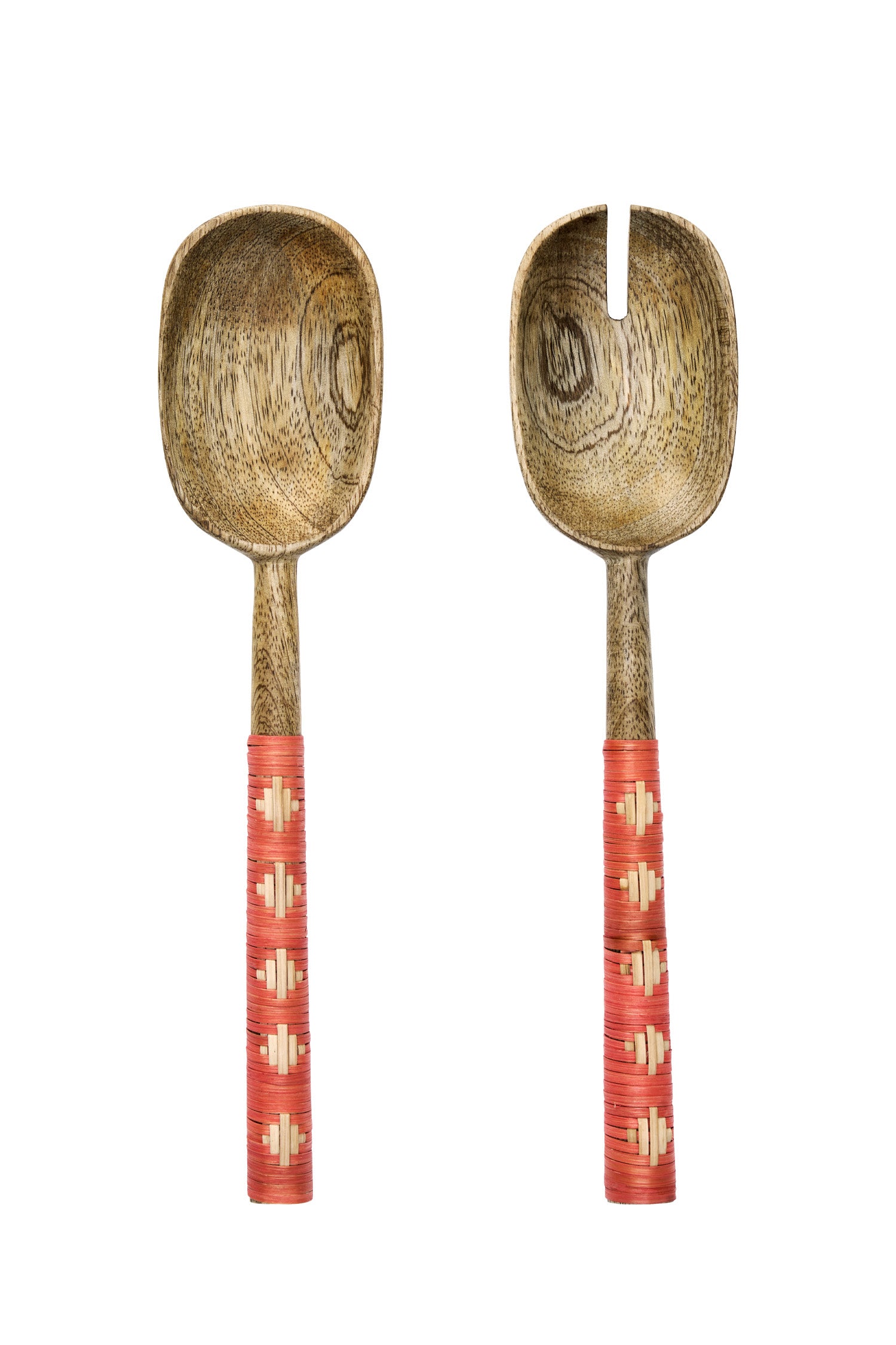 Salad set | Rattan Red