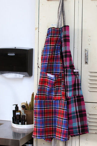 Apron | Checkered Green