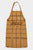 Apron checkered mustard