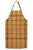 Apron checkered mustard