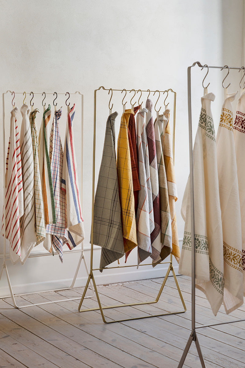 Kitchen towel, Blue & Red