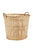 Basket round bamboo "L", 46x41cm