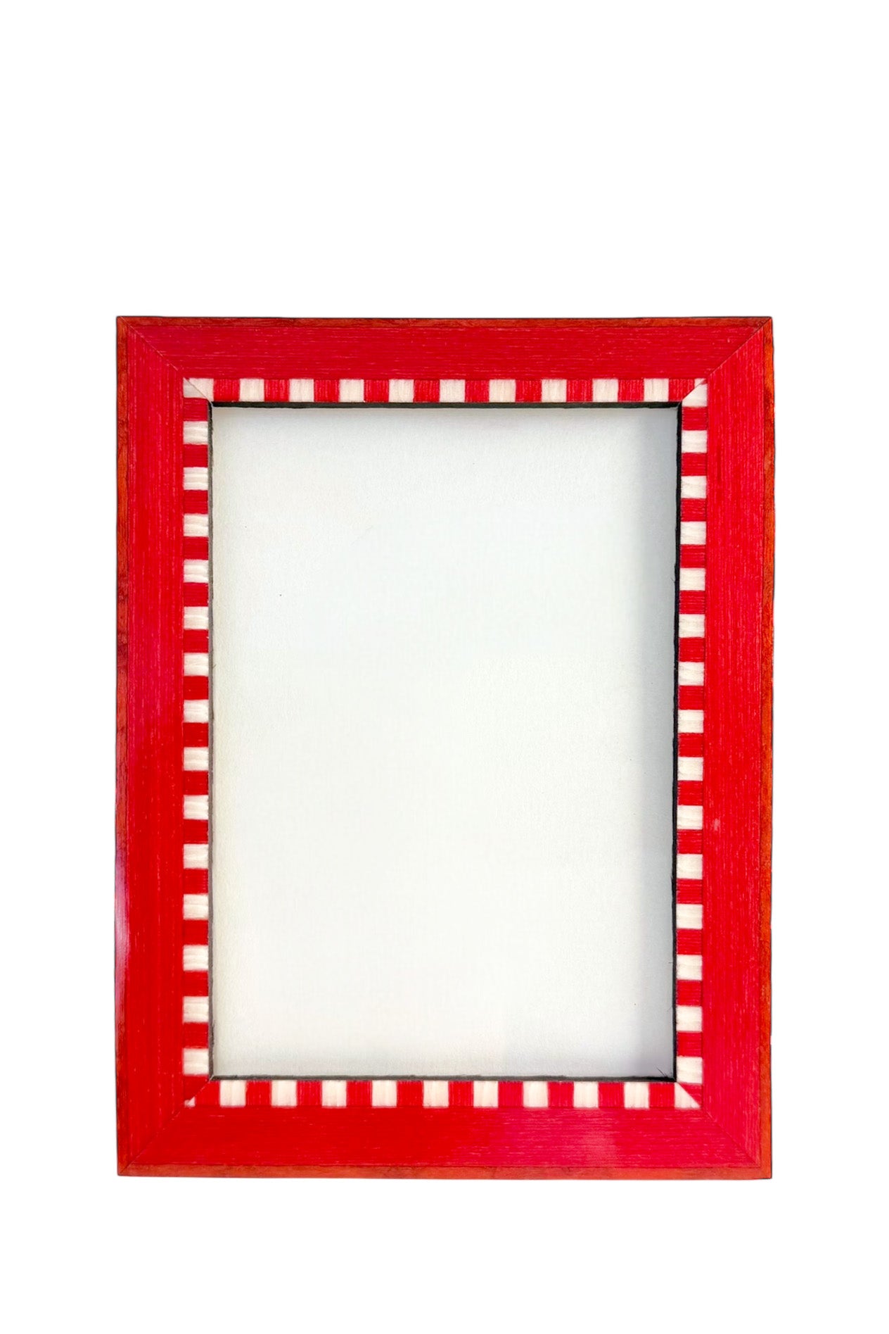 Photo Frame Red & White Squares | Choose Size