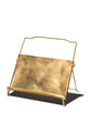 Brass book & tablet stand