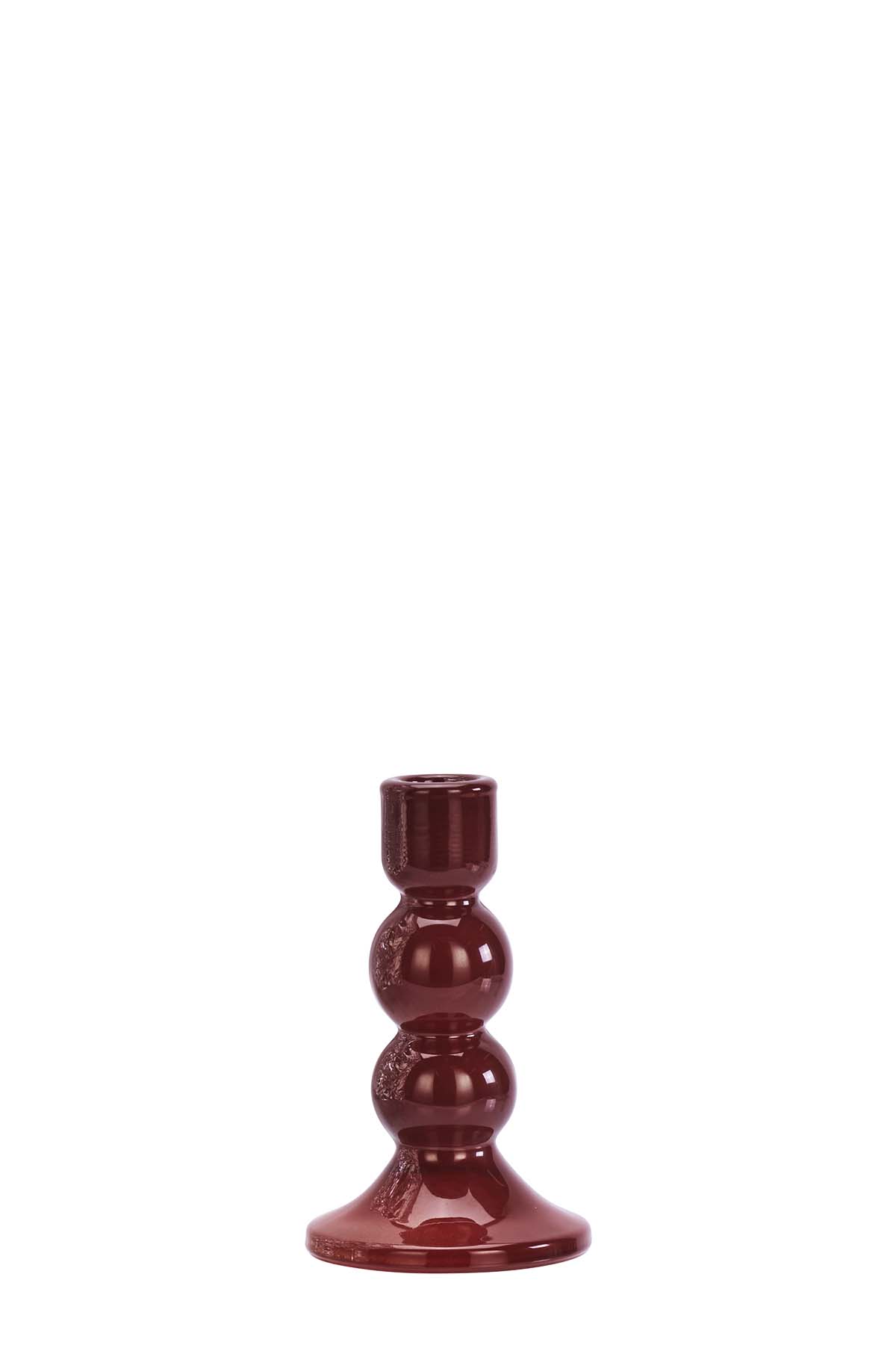 Glass Candle Holder S | Syrah