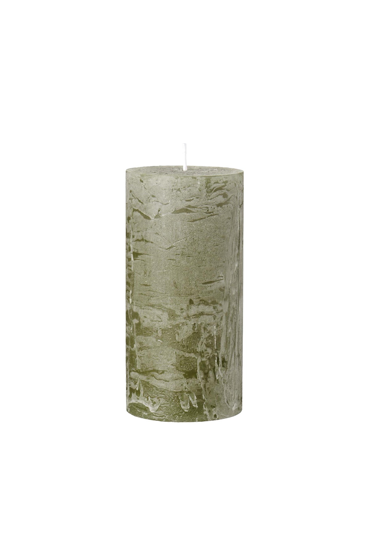 Rustic Candle M | Olive Green