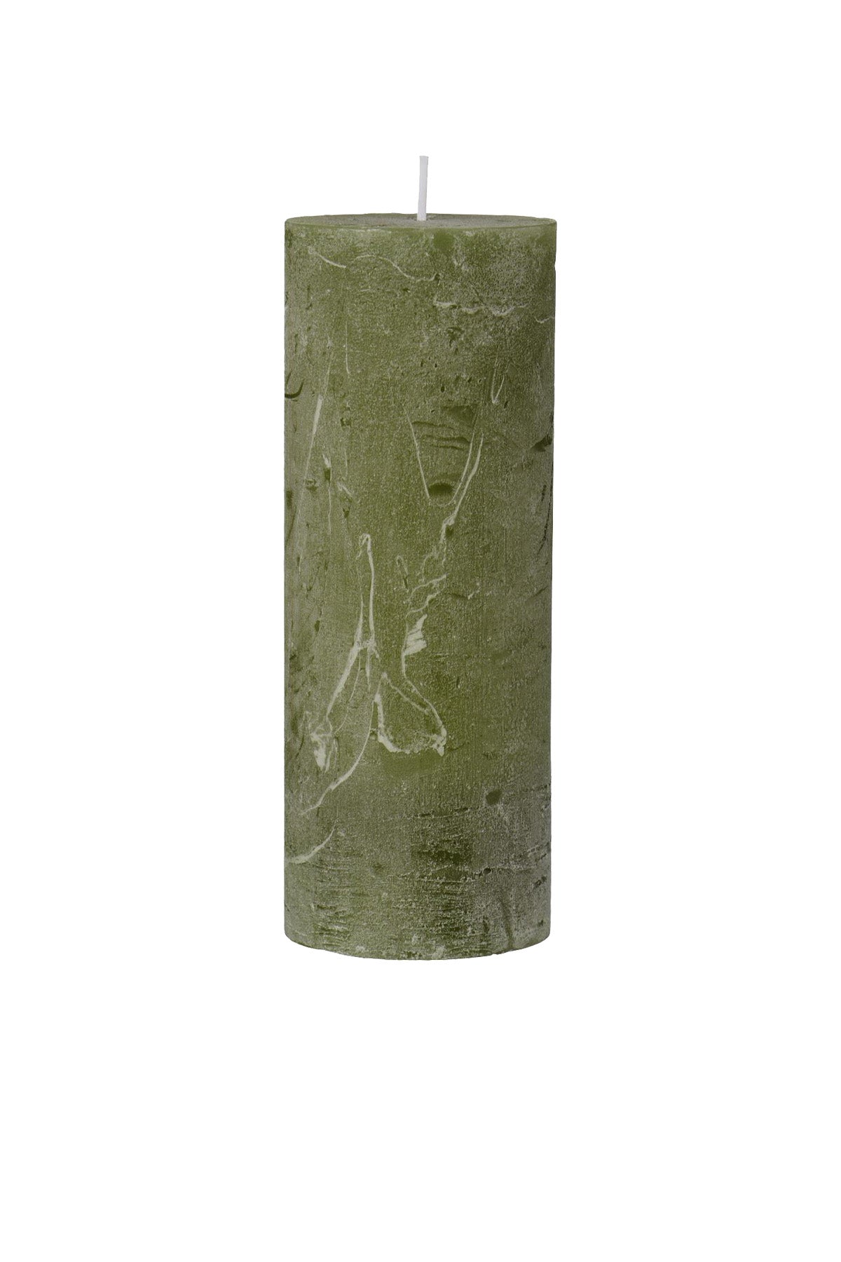 Rustic Candle L | Olive Green