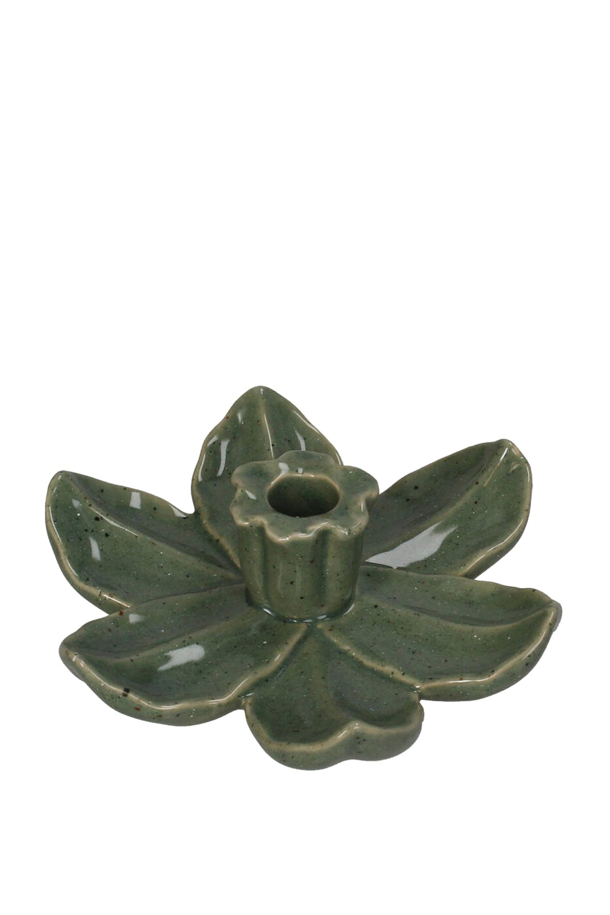 Flower Candle Holder | Green