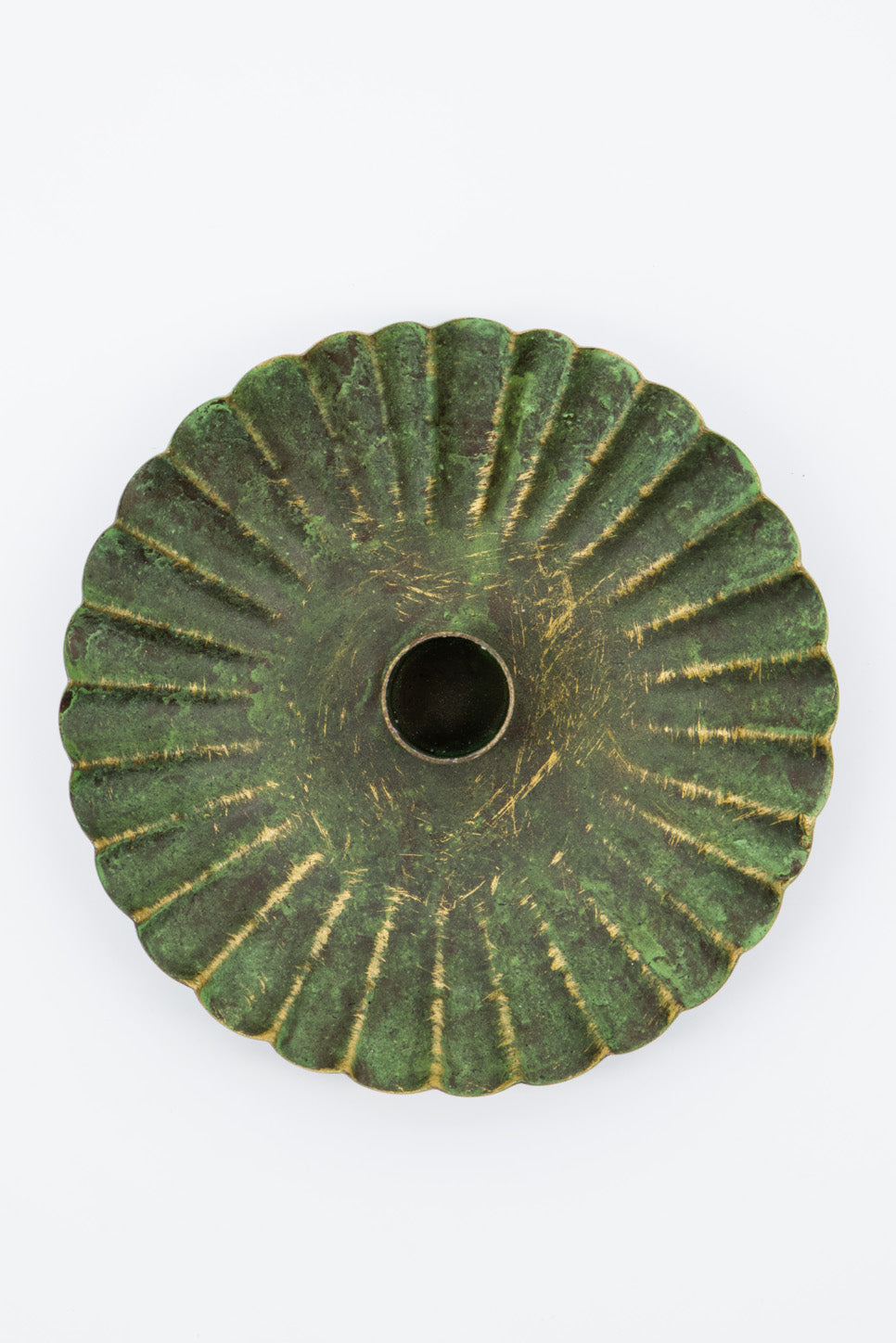 Candle holder | Antique Green