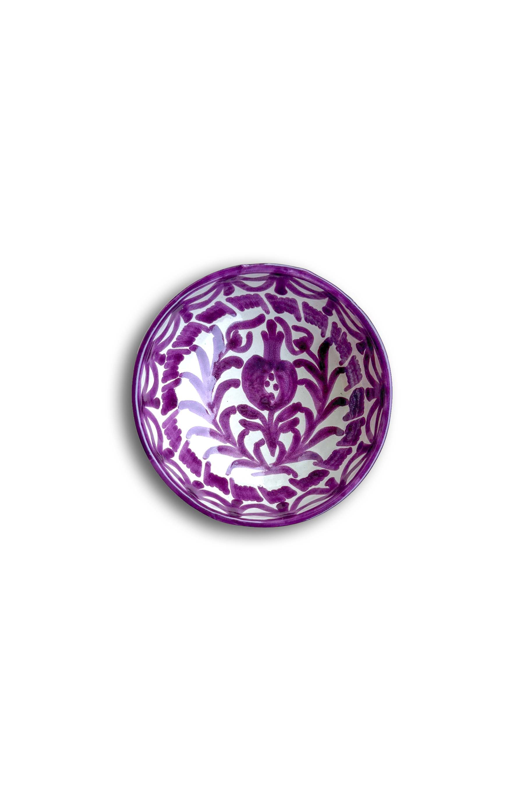 Ceramic Plates & Serving Dishes, Purple Pomegranate