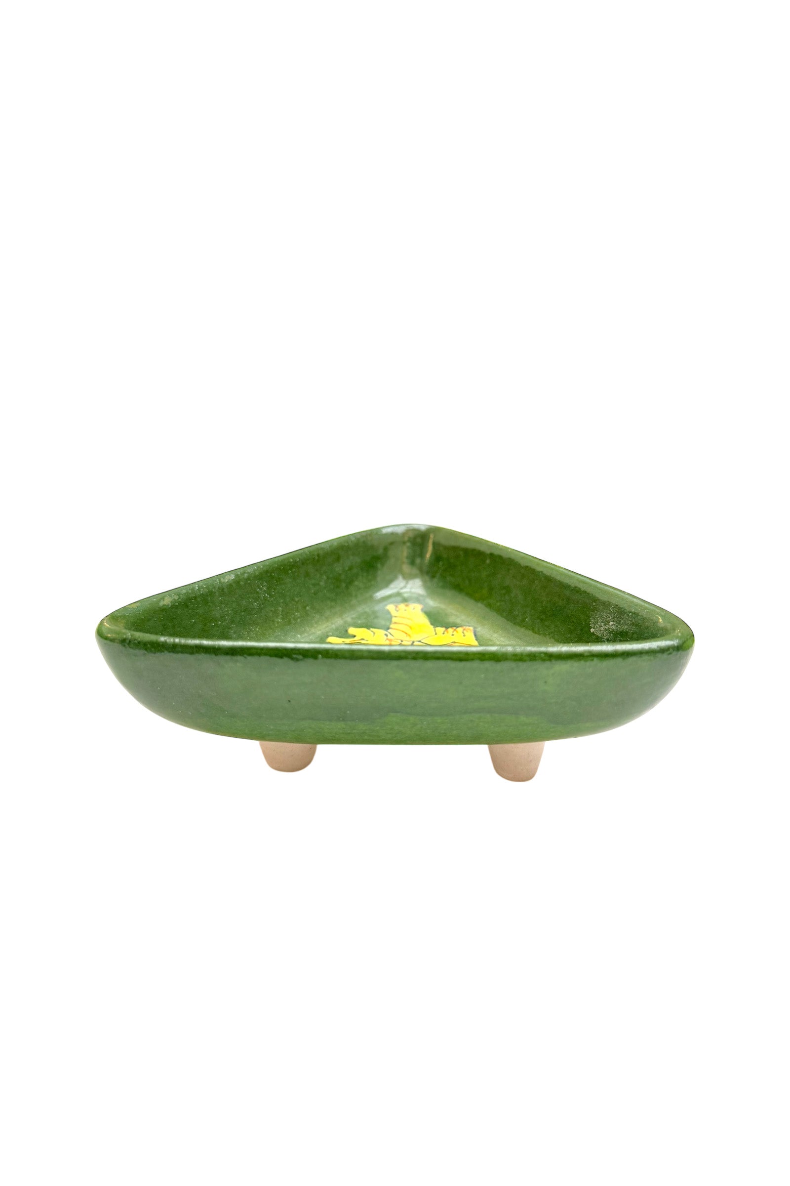 Ceramic Bowl Triangular | Tiger