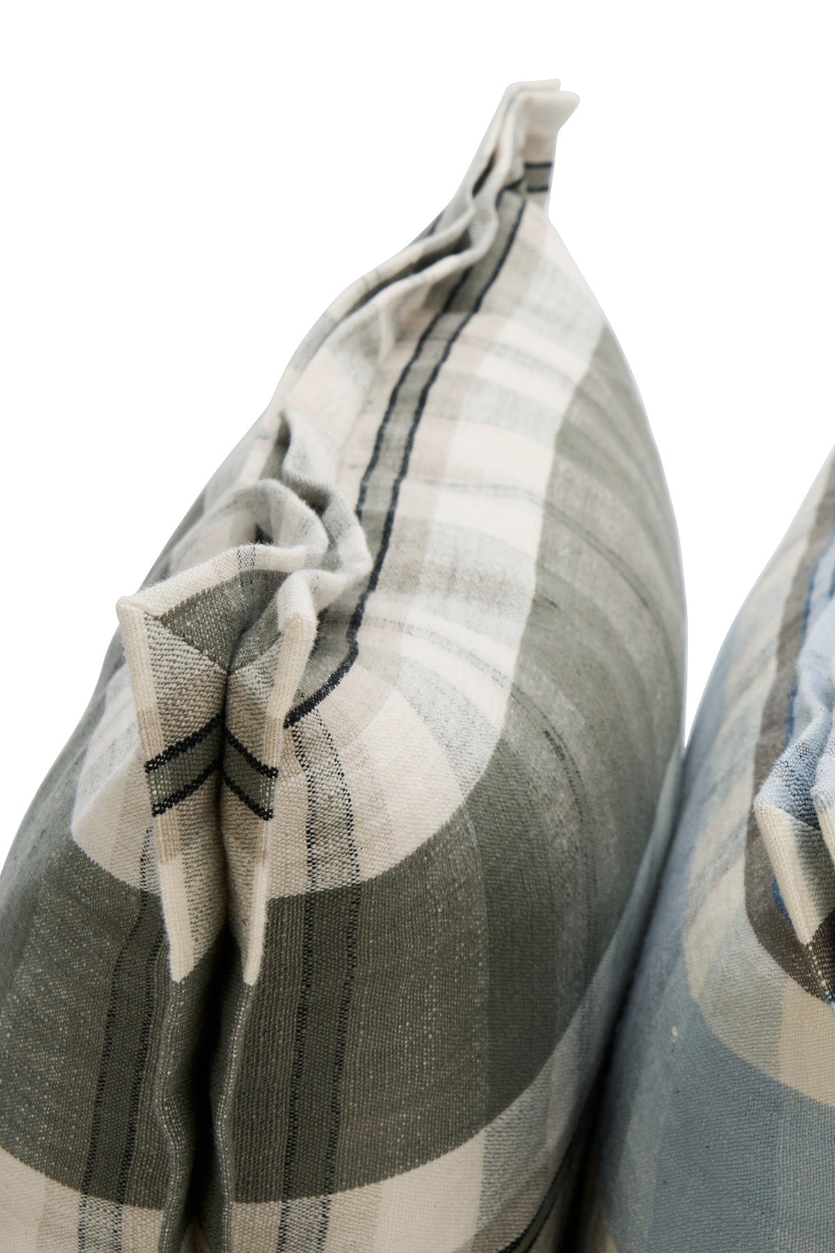 Checked Cushion | Khaki