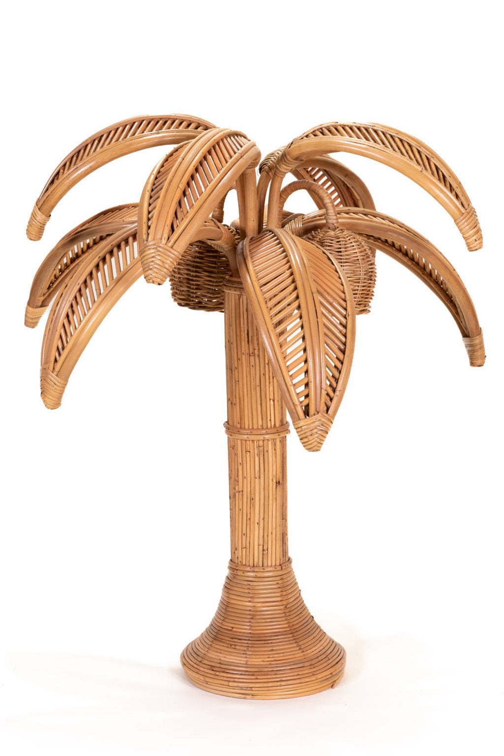 Palm Tree Rattan table lamp