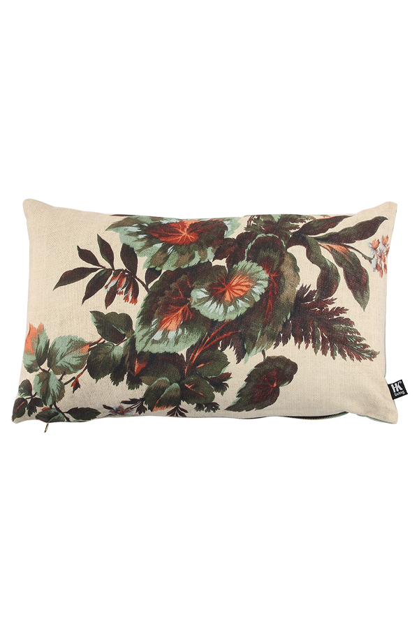 Cushion |  Green Floral Print