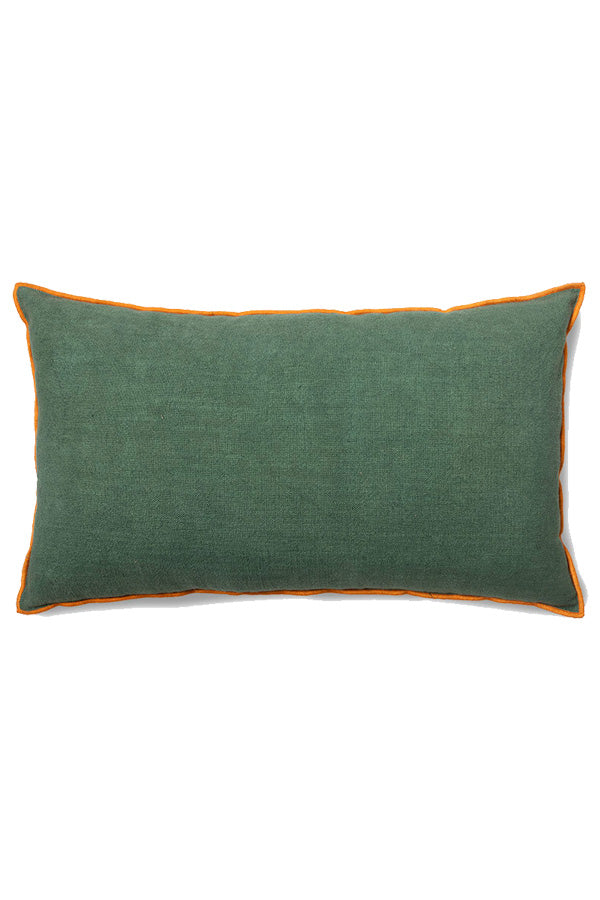 Cushion Green Linen