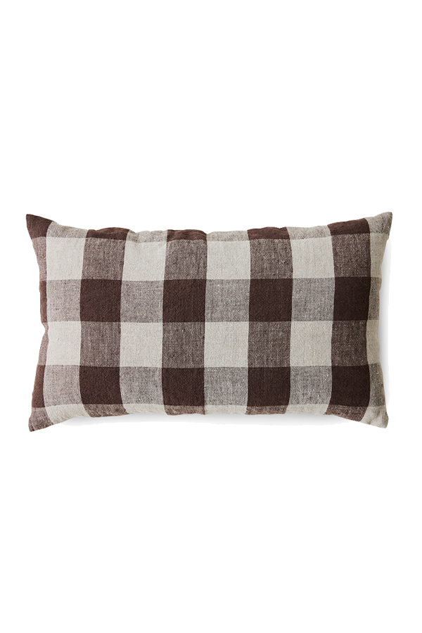 Cushion | Brown Checheked