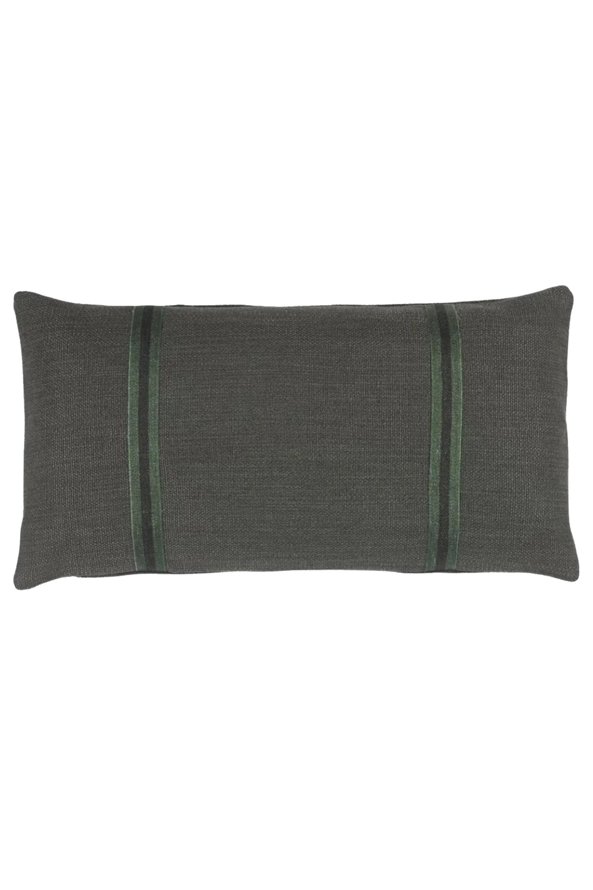 Cushion | Double Stripes Green