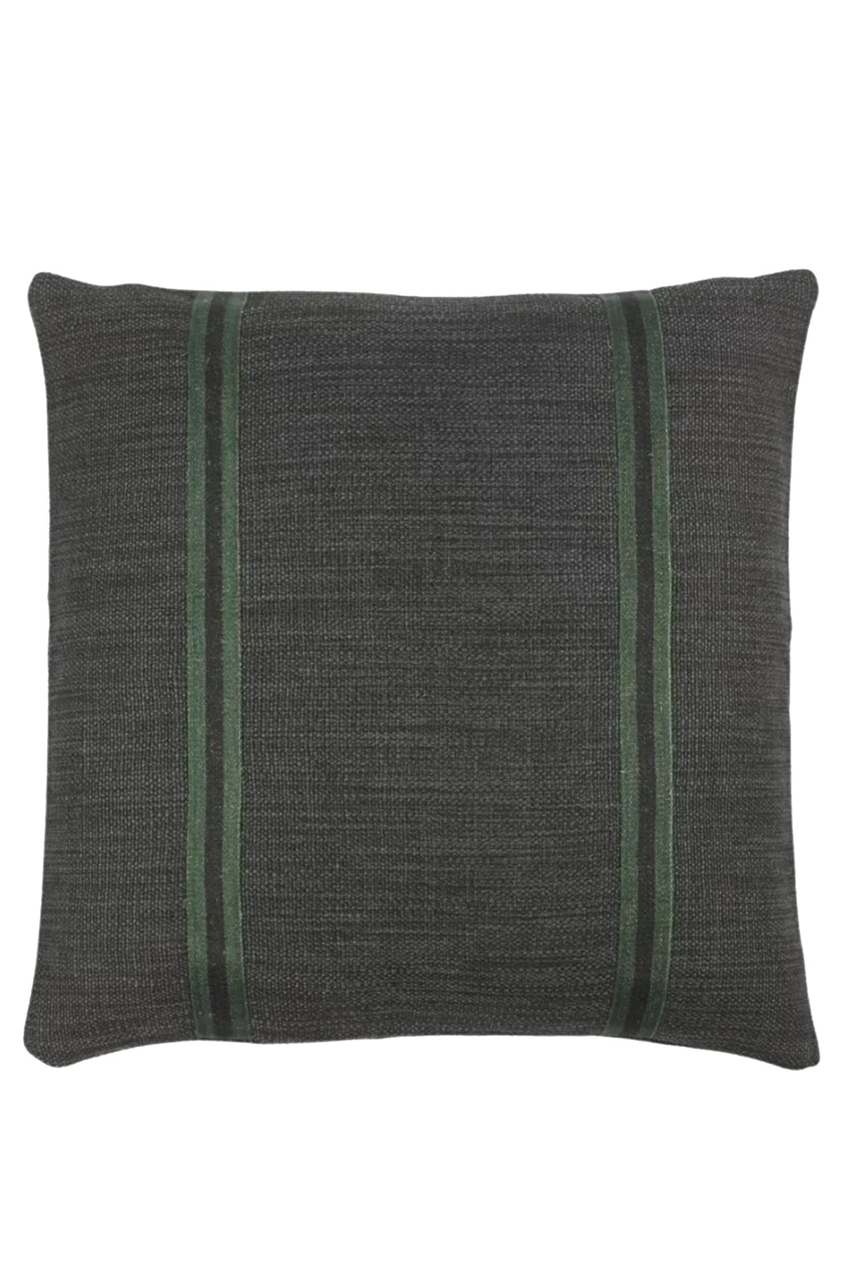 Cushion | Double Stripes Green