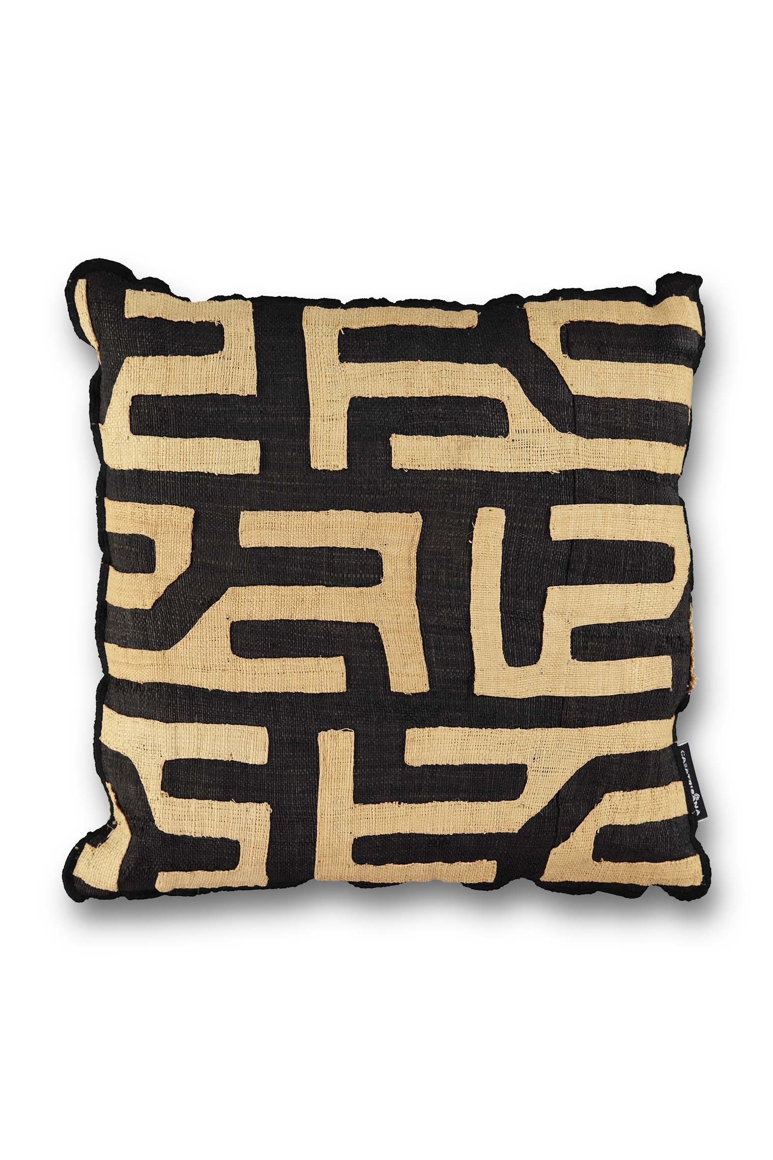 Cushion geometric black