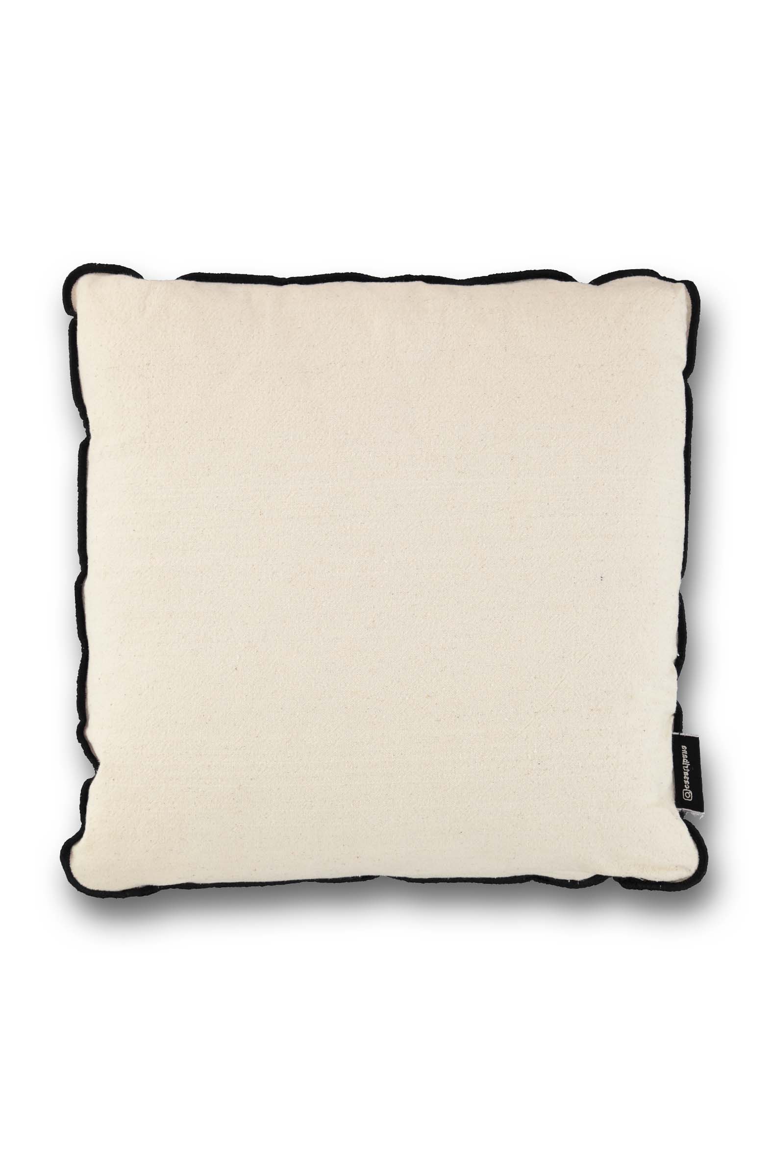 Cushion geometric brown