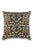 Cushion geometric green & orange