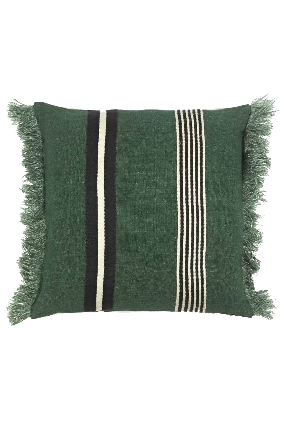 Cushion Green Stripes