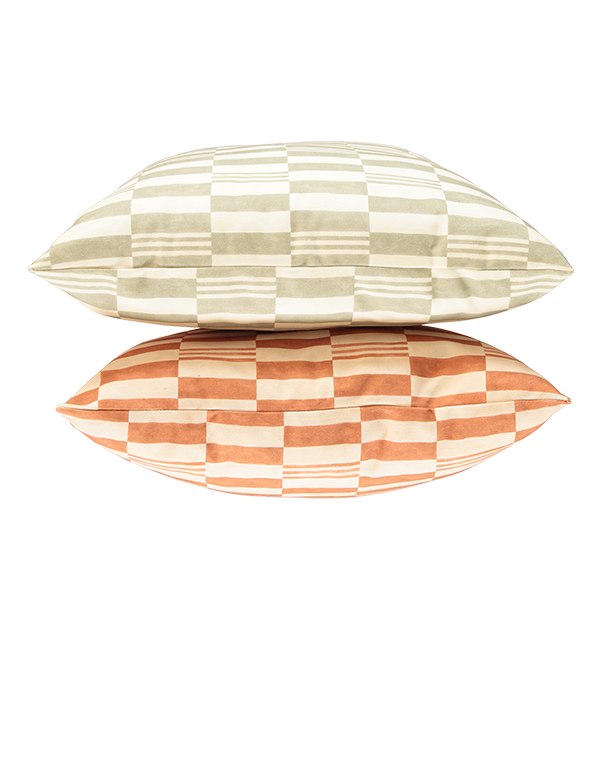 Cushion Geometric Light Grey