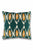 Cushion ikat green & orange