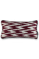 Cushion ikat aubergine