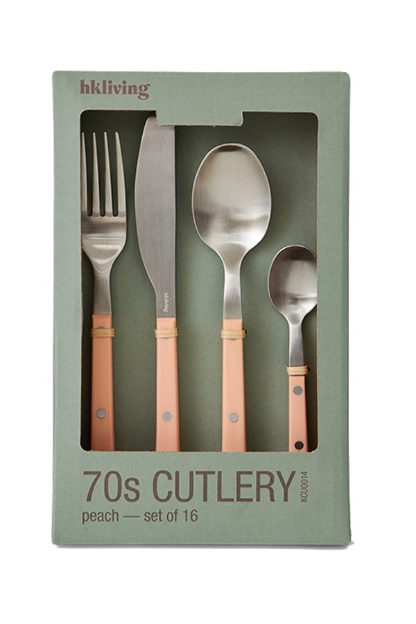 Cutlery | Peach | Set of 16