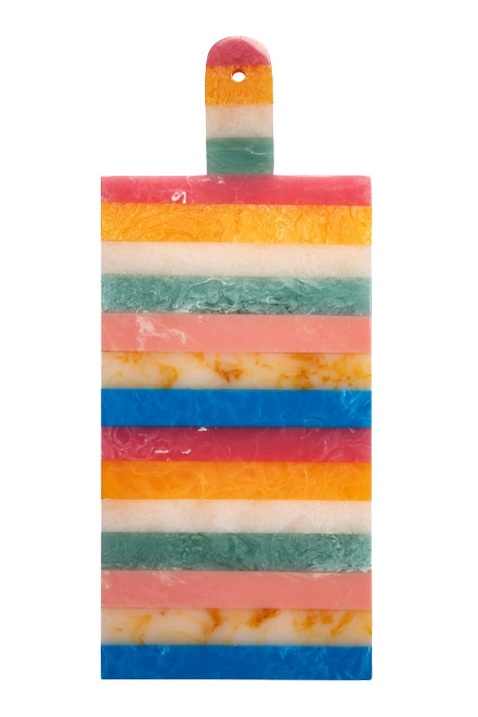 Cheese board, Multicolor orange, 38x16cm