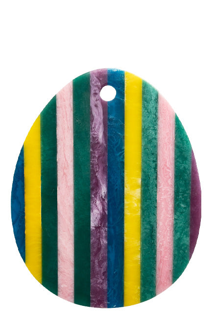 Cheese board, Multicolor violet, Oval