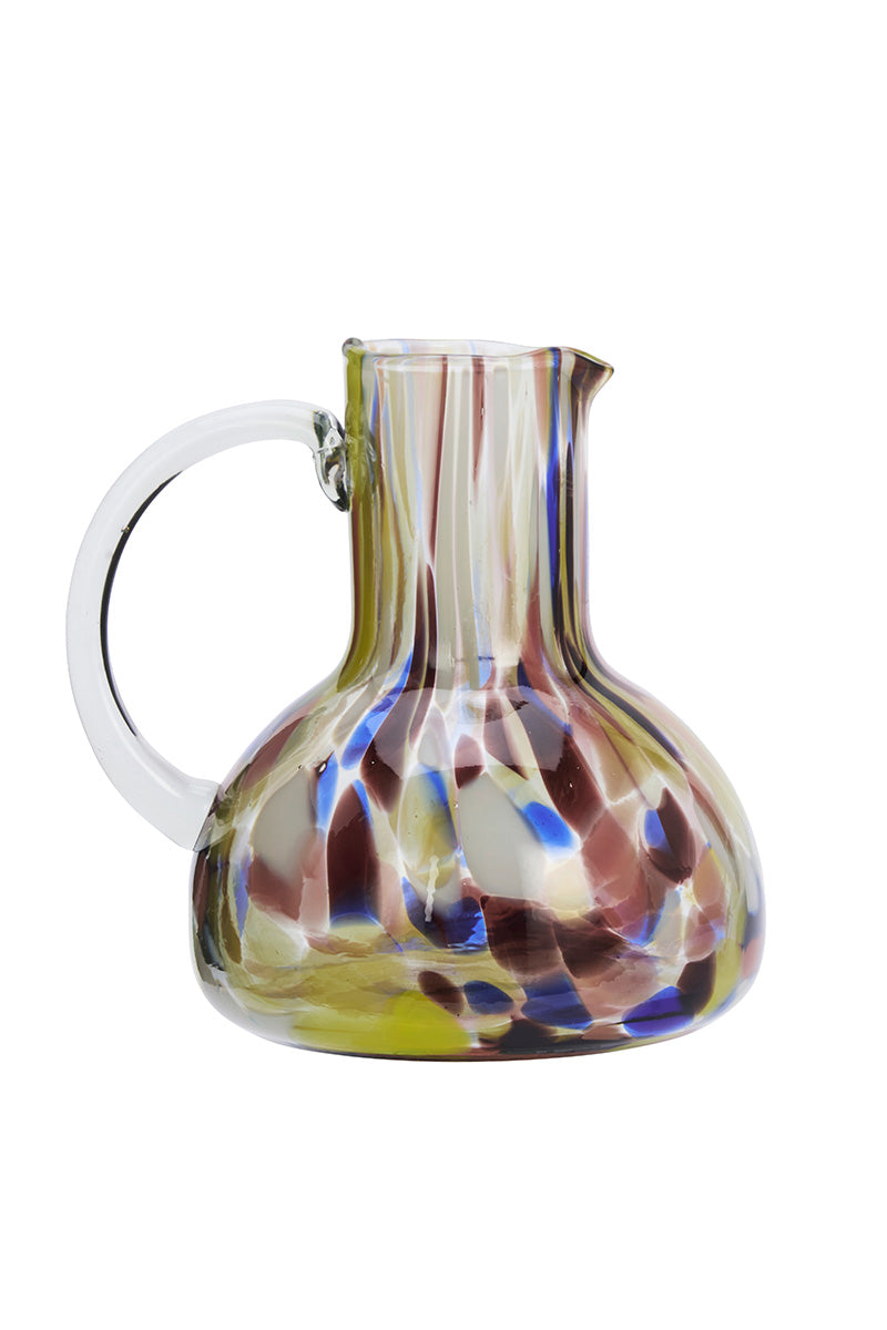 Glass jug | Multicolor