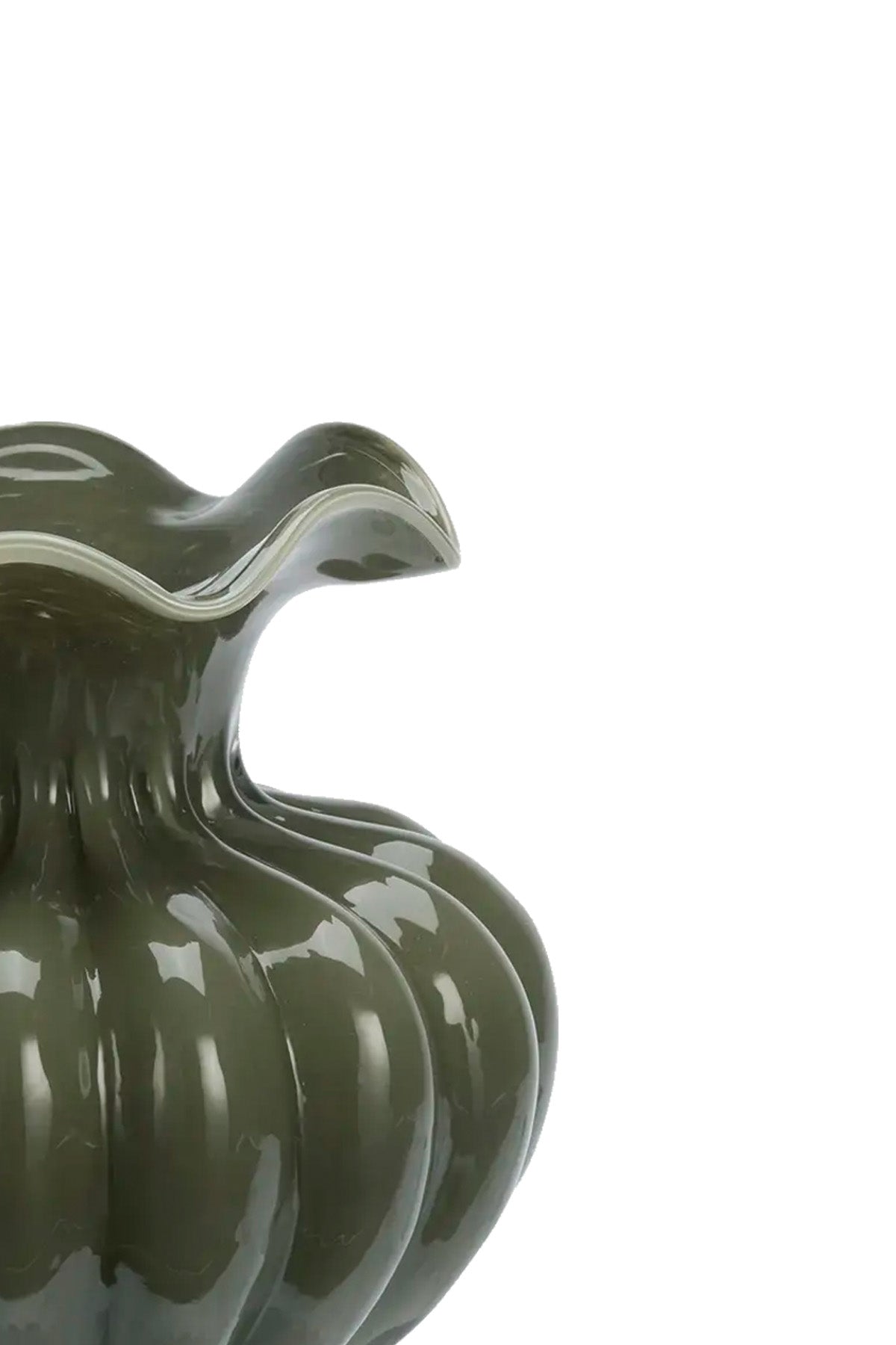 Glass Vase | Green