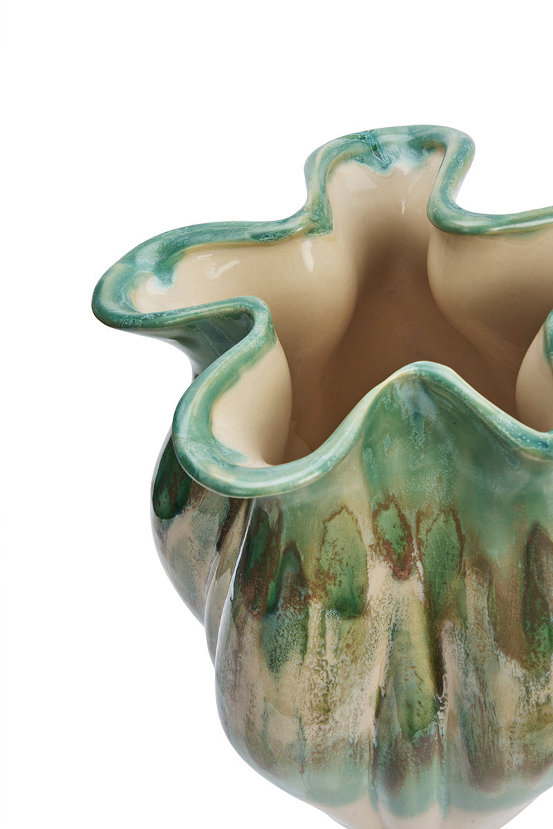 Stoneware vase | Light Green