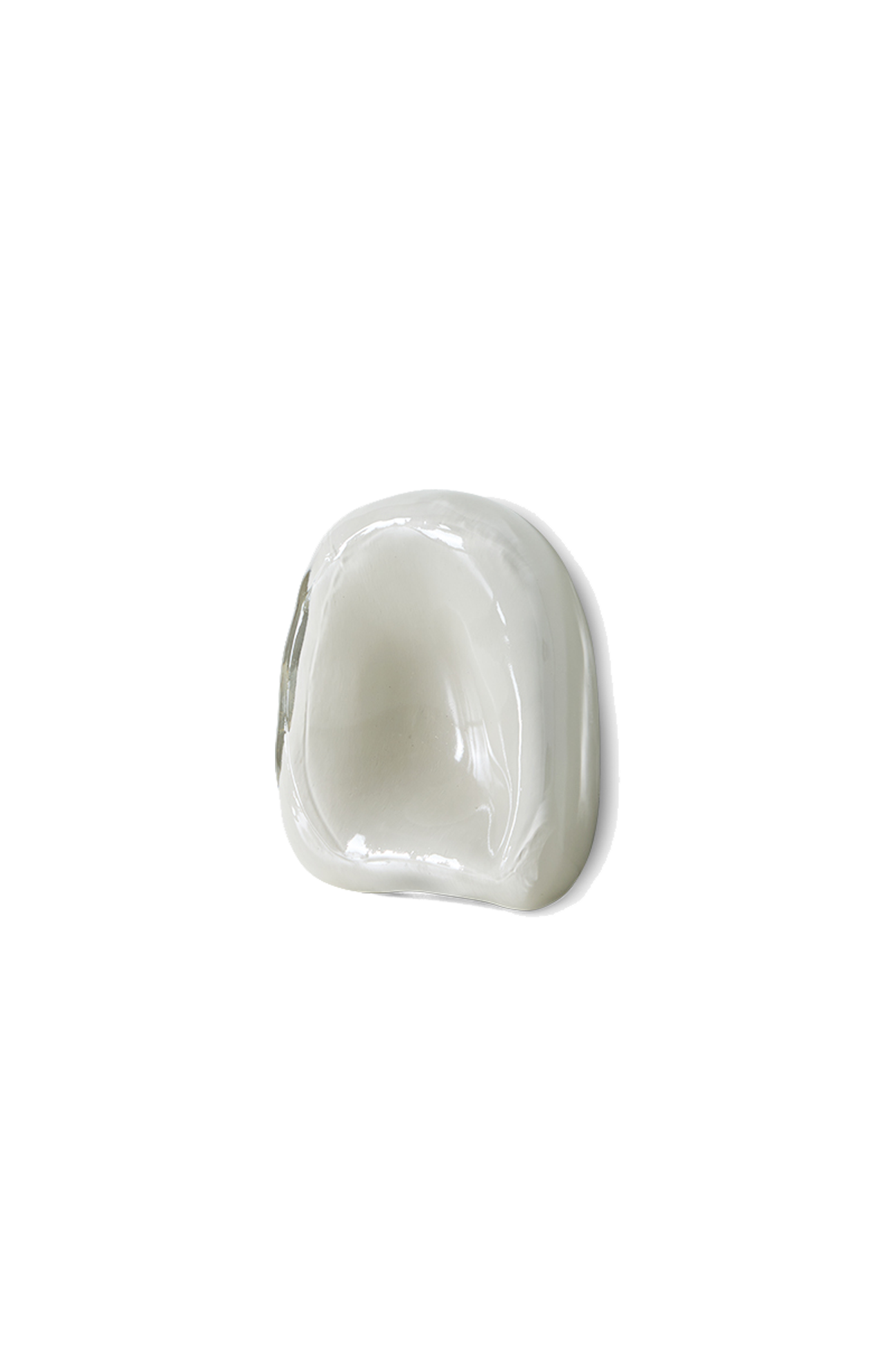 Glass sculpture | White