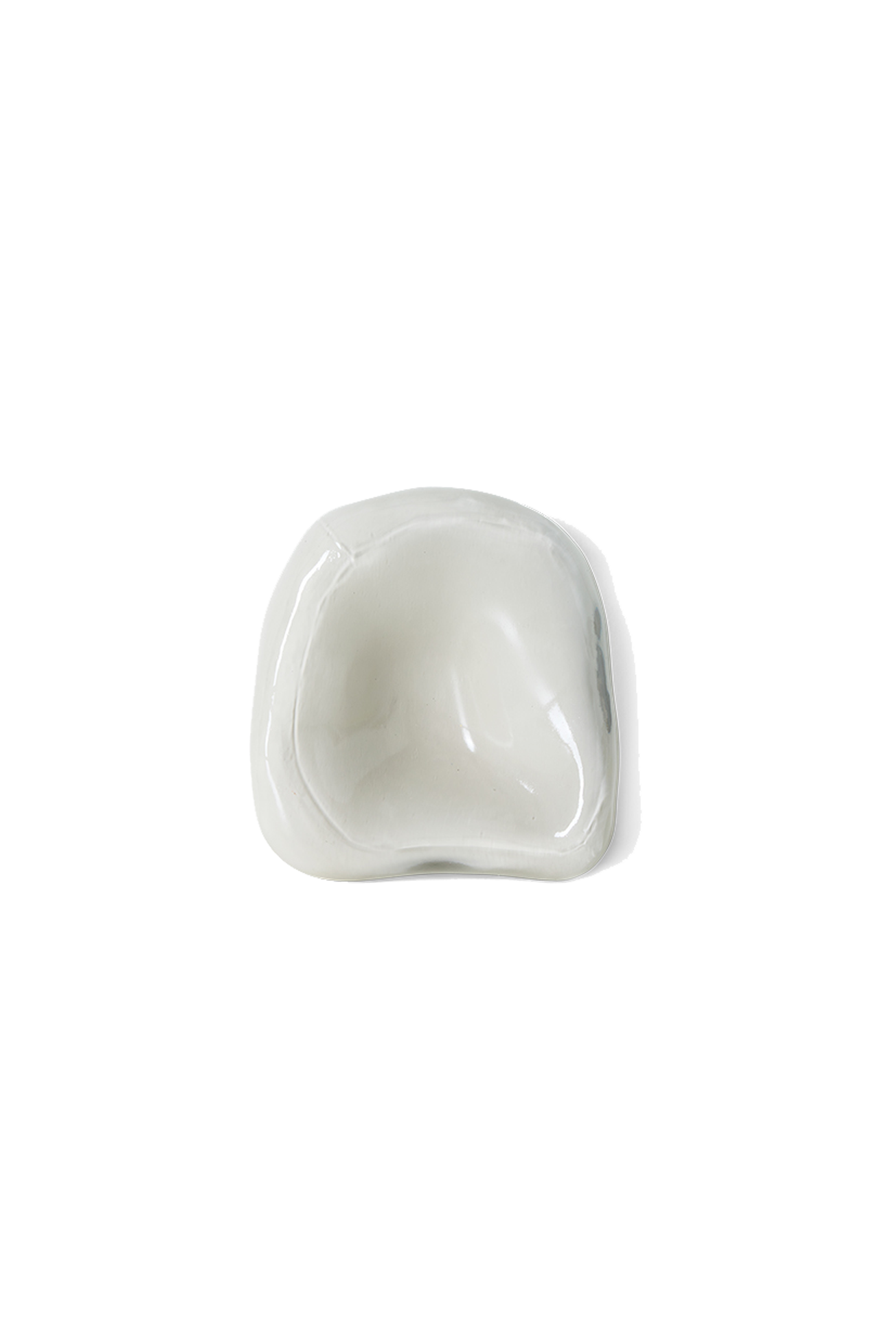 Glass sculpture | White
