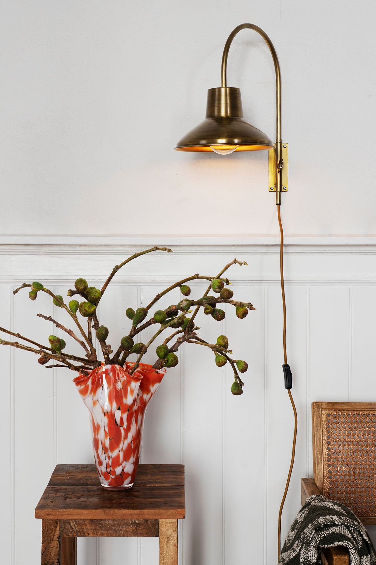 Glass Vase | Red Colored