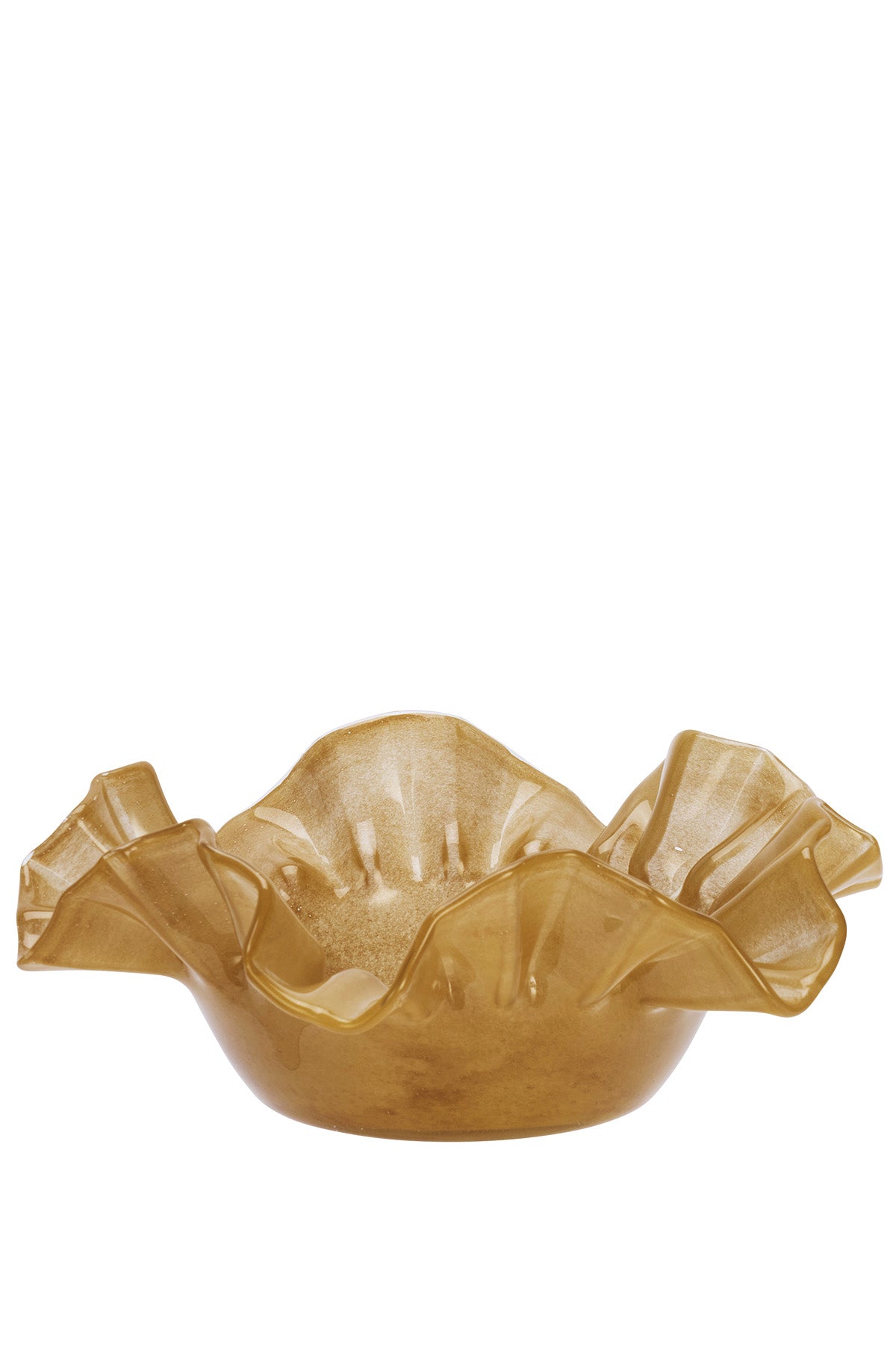 Glass Bowl | Ruflle Caramel