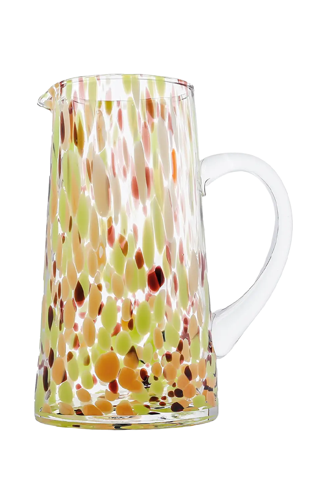 Glass Jug |Marble multicolor