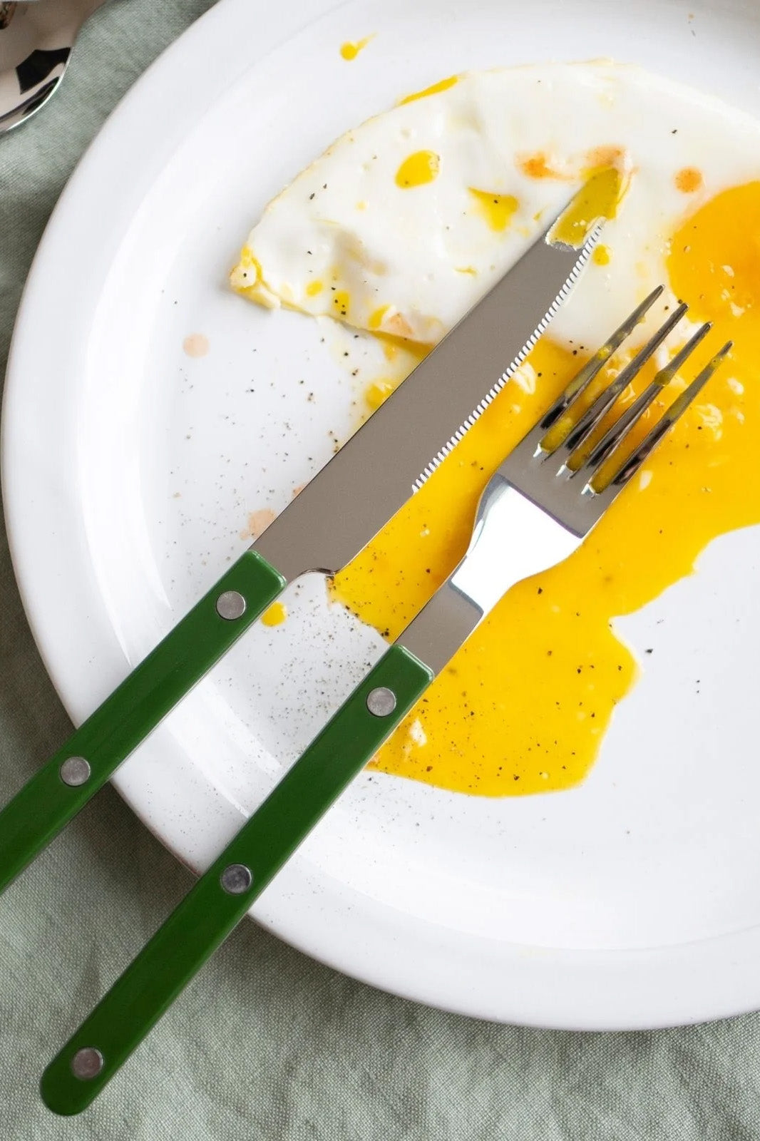 Green Cutlery Set 24 pieces | Sabre Paris