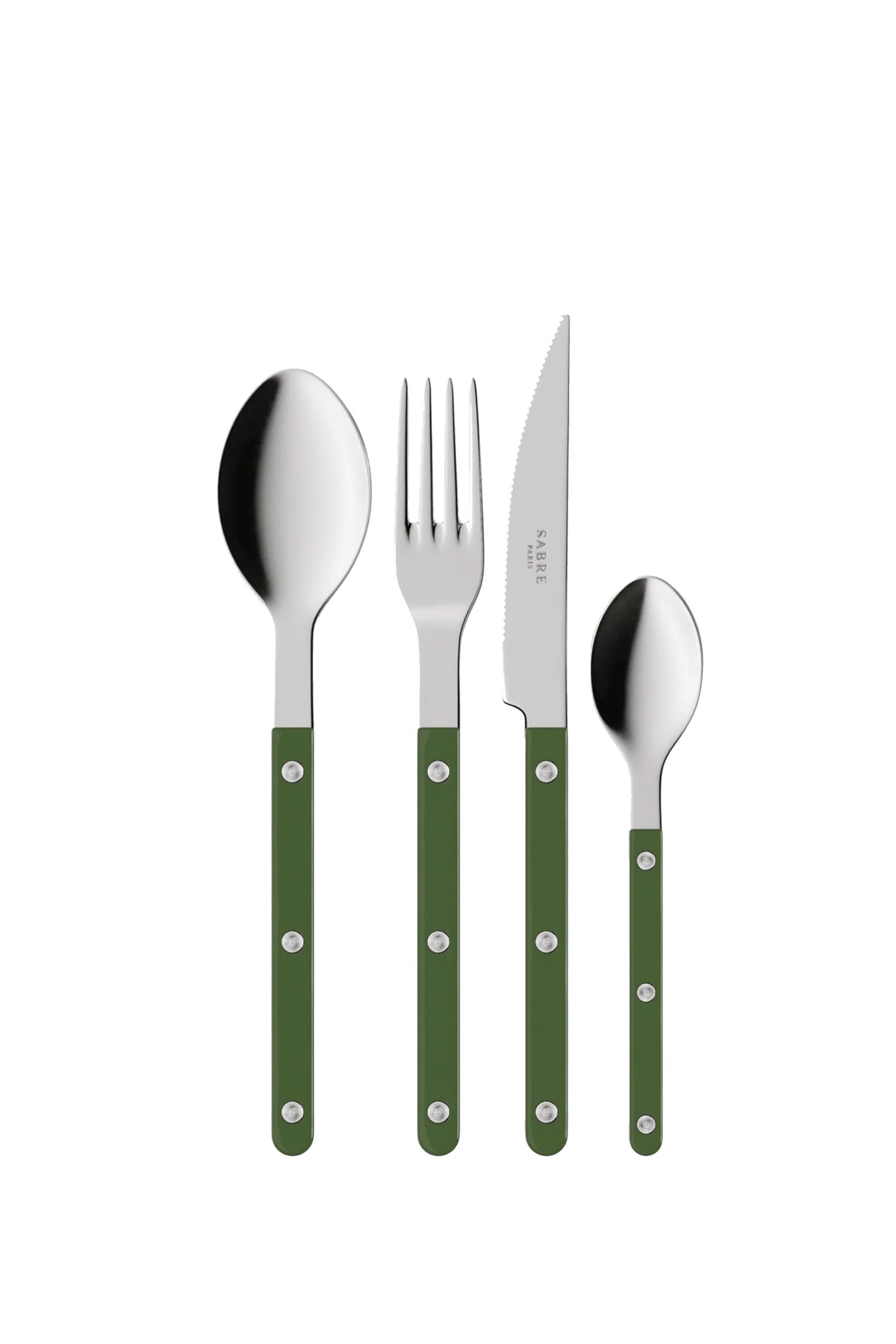 Green Cutlery Set 24 pieces | Sabre Paris